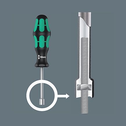 Торцева порожня викрутка Kraftform Plus 13,0х90 мм WERA 05029466001 05029466001 фото