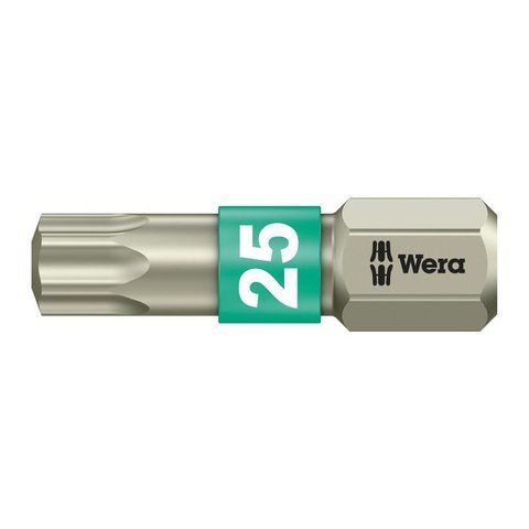 Біта з нержавіючої сталі TORX&reg; 3867/1 TS TX 25&times;25 мм WERA 05071035001 05071035001 фото