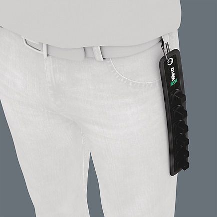 Пояс Belt C Impaktor (матер'яний), на 6 інструментів, неукомплектований 1/2&Prime; WERA 05003892001 фото