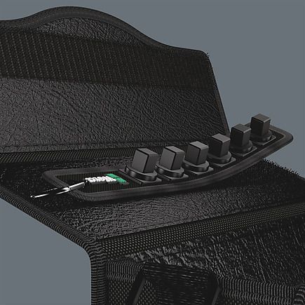 Пояс Belt C Impaktor (матер'яний), на 6 інструментів, неукомплектований 1/2&Prime; WERA 05003892001 фото