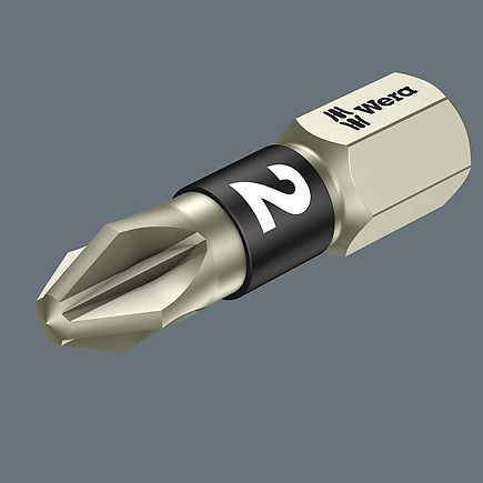Бита из нержавеющей стали Pozidriv 3855/1 TS PZ 1&times;25 мм WERA 05071020001 фото
