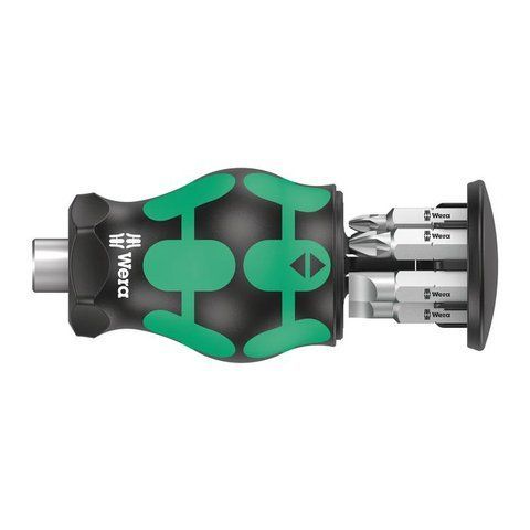 Коротка ручка-бітоутримувач Kraftform Kompakt Stubby Magazin 4 (PH, SL) WERA 05008877001 05008877001 фото
