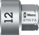 Торцева головка для тріскачки Zyklop Mini 2 8790 FA 12,0&times;18 мм WERA 05003684001 фото 1