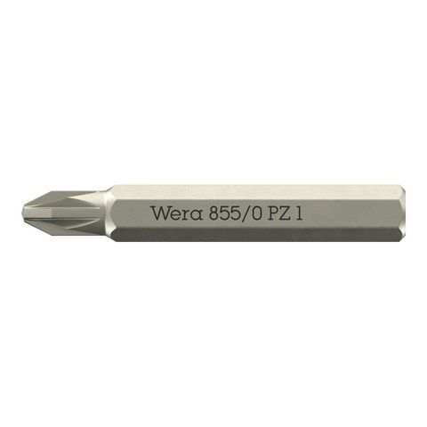 Микробита крестовая Pozidriv 855/0 Micro PZ 1x30 мм, хвостовик 4 мм WERA 05058141001 05058141001 фото