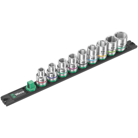 Набор торцовых дюймовых головок на магнитном держателе 1/2&Prime; C Imperial 1 Zyklop WERA 05005480001 05005480001 фото