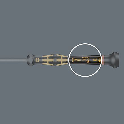 Викрутка Microstix&reg; з електростатичним захистом Fх40 мм WERA 05030082001 05030082001 фото