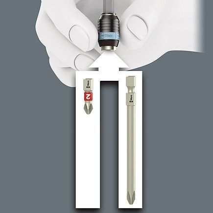 Набір біт з нержавіючої сталі Bit-Check 30 Stainless 1 (PH, PZ, TX, HEX) WERA 05071109001 05071109001 фото