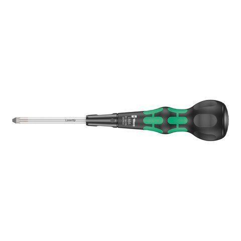 Викрутка хрестова Pozidriv Kraftform Ball-Grip 1855, PZ 2x100 мм WERA 05007910001 05007910001 фото