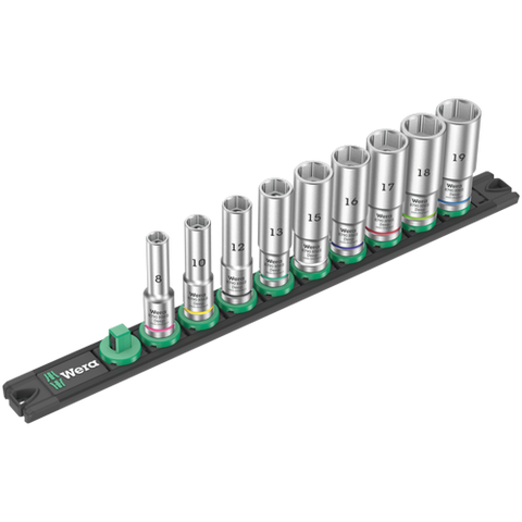 Набор удлинённых торцовых головок на магнитном держателе 3/8&Prime; WERA 05005440001 05005440001 фото