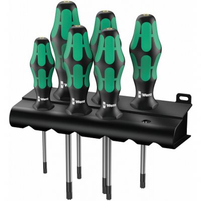 Набор отверток TORX® HF Kraftform Plus с фиксирующей функцией + подставка WERA 05028059001 Набор отверток TORX® HF Kraftform Plus с фиксирующей функцией + подставка WERA 05028059001