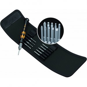 Отвёртка с набором насадок для электронщиков Kraftform Kompakt Micro 11 ESD 1 WERA 05073670001