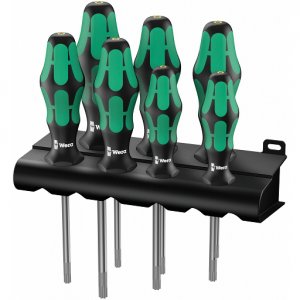 Набор отверток TORX® HF Kraftform Plus с фиксирующей функцией + подставка WERA 05223161001
