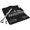 Zyklop Metal 8100 SC 8 - набор с трещоткой, переключение реверса, привод 1/2", метрический Wera 05004078001