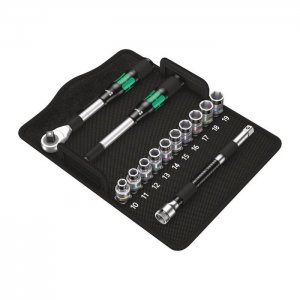 Zyklop Hybrid 8006 SC 1 - набор с трещоткой, привод 1/2", метрический WERA 05004090001