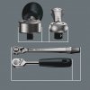 Zyklop Metal 8100 SC 8 - набор с трещоткой, переключение реверса, привод 1/2", метрический Wera 05004078001
