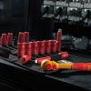 Tрещотка Zyklop 8100 SB VDE 1 в наборе, изолированный, переключатель реверса, привод 3/8", метрический WERA 05004970001