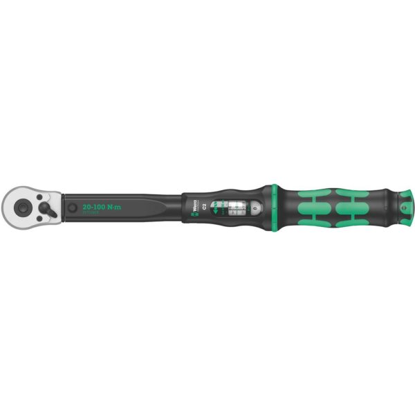 Динамометрический ключ с трещоткой 1/2″ с реверсом Click-Torque C 2 (20-100 Нм) WERA 05075621001