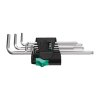 Набор Г-образных ключей, метрических, хромированных 950/7 Hex-Plus 1 WERA 05022181001