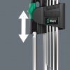 Набор Г-образных ключей, метрических, хромированных 950/7 Hex-Plus Magnet 1 Magnet WERA 05022101001