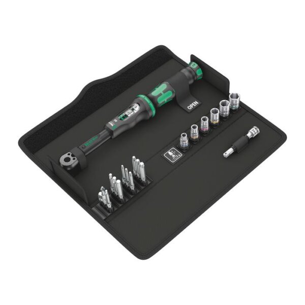 Набор с динамометрическим ключом Click-Torque A 6 Set 1 (2,5-25 Нм) WERA 05130110001 Набор с динамометрическим ключом Click-Torque A 6 Set 1 (2,5-25 Нм) WERA 05130110001