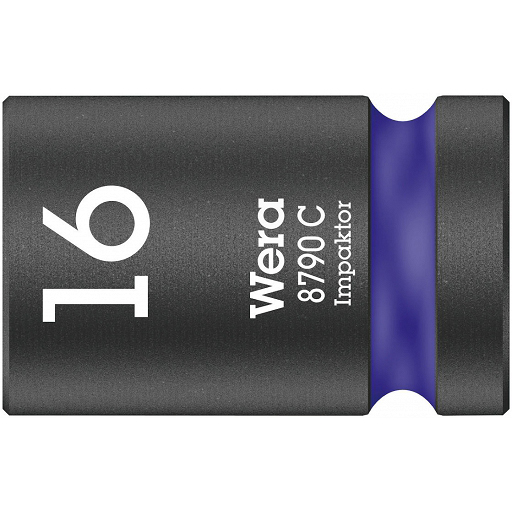 Торцовая ударная головка 1/2″ 8790 C Impaktor 16 мм WERA 05004573001 Торцовая ударная головка 1/2″ 8790 C Impaktor 16 мм WERA 05004573001