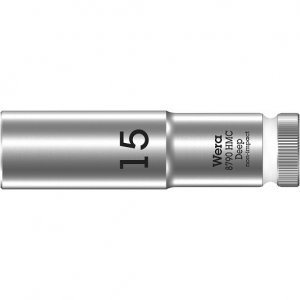 Торцовая головка 1/2″ удлинённая 8790 HMC Deep 15 мм WERA 05004555001