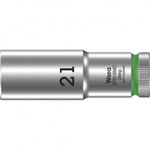 Торцовая головка 1/2″ удлинённая 8790 HMC Deep 21 мм WERA 05004561001