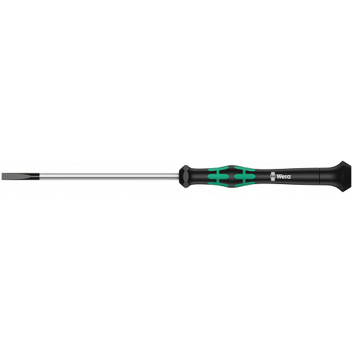 Шлицевая отвертка для электронщиков Kraftform Micro SL 3,0х50 мм WERA 05117995001 Шлицевая отвертка для электронщиков Kraftform Micro SL 3,0х50 мм WERA 05117995001
