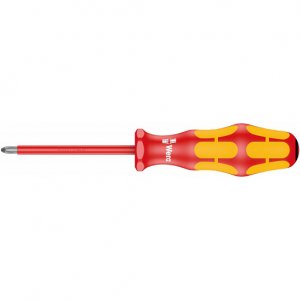 Крестовая изолированная отвертка Kraftform Plus PZ1х150 мм WERA 05006163001