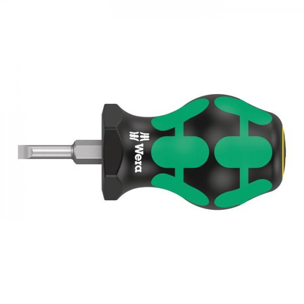 Короткая отвертка/отвертка для карбюратора Stubby SL 4,0х25 мм WERA 05008841001 Короткая отвертка/отвертка для карбюратора Stubby SL 4,0х25 мм WERA 05008841001