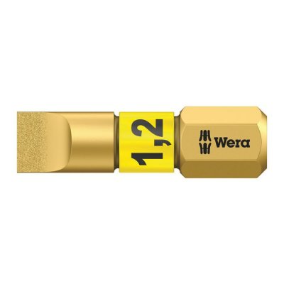 Бита шлицевая с алмазным покрытием SL6,5х25 мм WERA 05056176001