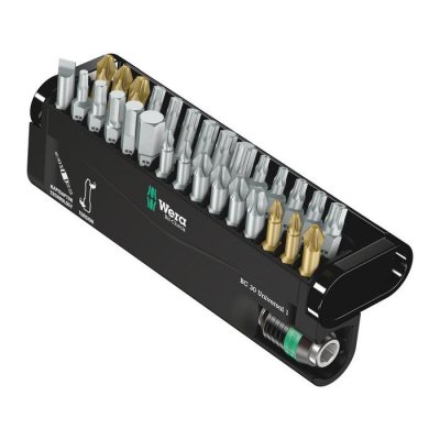 Набор бит Bit-Check 30 Universal 1 (SL, PH, PZ, TX, HEX) WERA 05056440001