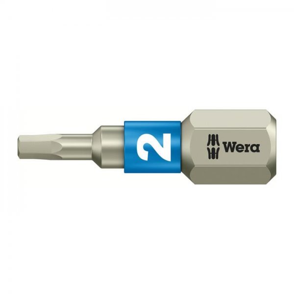 Бита шестигранная из нержавеющей стали HEX2,0х25 мм WERA 05071071001 Бита шестигранная из нержавеющей стали HEX2,0х25 мм WERA 05071071001