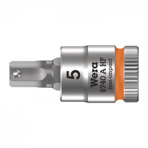 Отверточная головка Zyklop 1/4″ шестигранная HEX5,0х28 мм WERA 05003335001