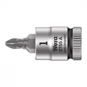 Крестовая отверточная головка Zyklop 1/4″ PZ1х28 мм WERA 05003353001
