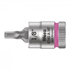 Отверточная головка Zyklop 1/4″ шестигранная дюймовая HEX1/8″х28 мм WERA 05003383001