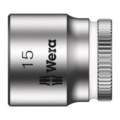 Торцовая головка Zyklop 1/4″ 15,0х23 мм WERA 05003499001