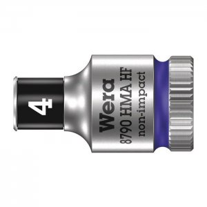 Торцовая головка Zyklop 1/4″ с фиксирующей функцией 4,0х23 мм WERA 05003717001