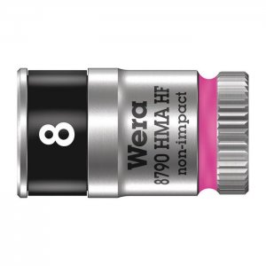 Торцовая головка Zyklop 1/4″ с фиксирующей функцией 8,0х23 мм WERA 05003723001