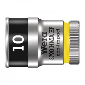 Торцовая головка Zyklop 1/4″ с фиксирующей функцией 10,0х23 мм WERA 05003725001