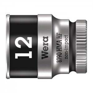 Торцовая головка Zyklop 1/4″ с фиксирующей функцией 12,0х23 мм WERA 05003727001