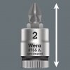 Крестовая отверточная головка Zyklop 1/4″ PZ1х28 мм WERA 05003353001