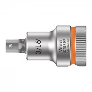 Отверточная головка Zyklop 3/8″ шестигранная дюймовая HEX3/16″х35 мм WERA 05003085001