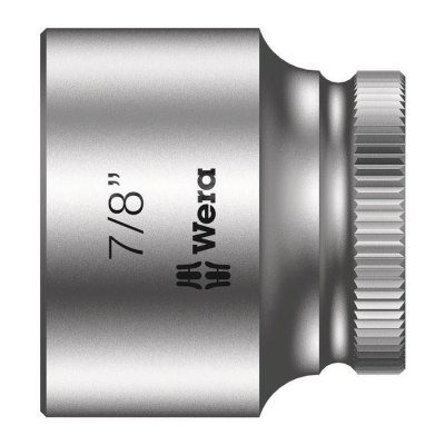 Торцовая головка Zyklop 3/8″ дюймовая 7/8″х30 мм WERA 05003580001