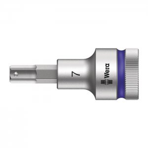 Отверточная головка Zyklop 1/2″ шестигранная HEX7,0х60 мм WERA 05003823001