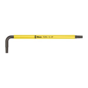 Г-образный ключ TORX® HF Multicolour с фиксирующей функцией TX15 WERA 05024173001