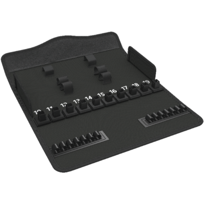 Футляр из текстиля 8100 SC Zyklop Metal Switch 1/2", без инструментов, 302 мм x 126 мм x 50 мм WERA 05136470001