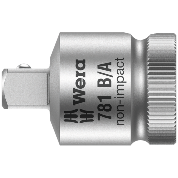 Переходник для торцовых головок с квадрата 3/8″ на квадрат 1/4″ WERA 05042672001 Переходник для торцовых головок с квадрата 3/8″ на квадрат 1/4″ WERA 05042672001