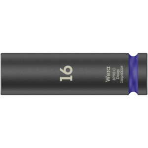 Удлинённая торцовая ударная головка 1/2″ 8790 C Impaktor 16 мм WERA 05004833001 Удлинённая торцовая ударная головка 1/2″ 8790 C Impaktor 16 мм WERA 05004833001