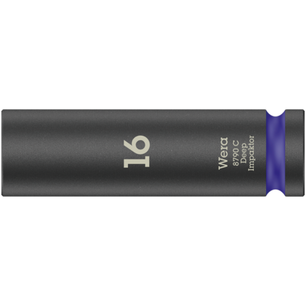 Удлинённая торцовая ударная головка 1/2″ 8790 C Impaktor 16 мм WERA 05004833001 Удлинённая торцовая ударная головка 1/2″ 8790 C Impaktor 16 мм WERA 05004833001